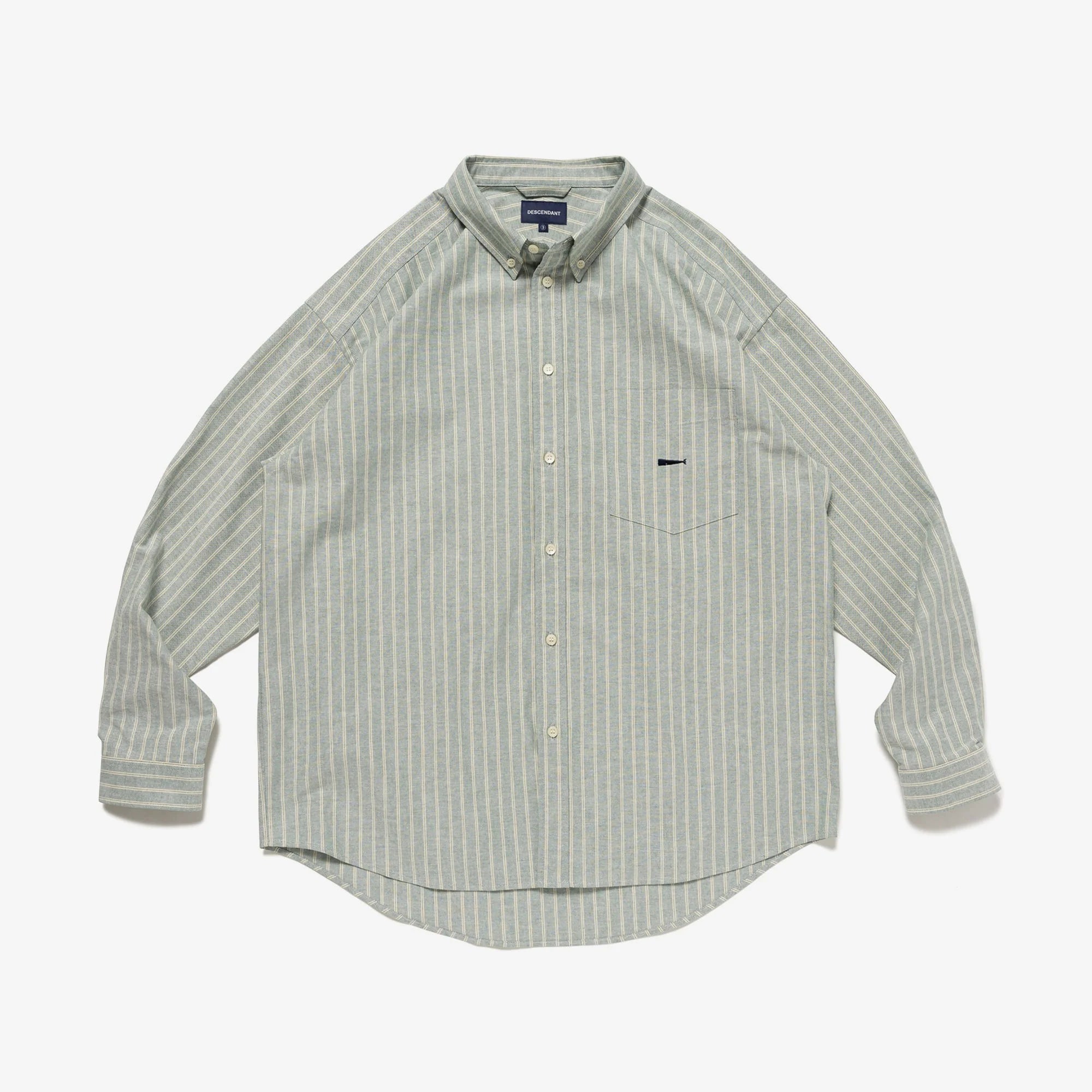 DESCENDANT 24AW KENNEDY’S OXFORD LS STRIPE SHIRT