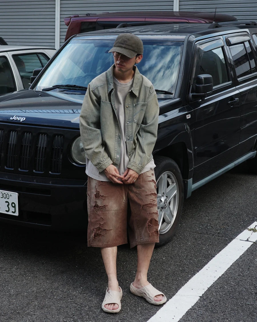 ANACHRONORM / HERRINGBONE DENIM JACKET