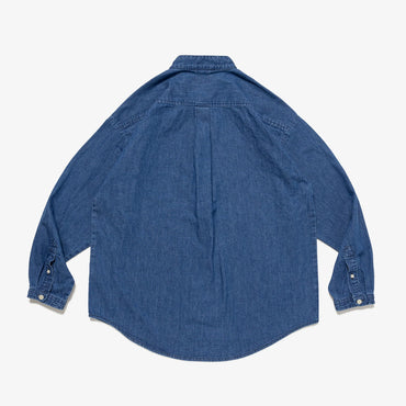 DESCENDANT 24AW TETTY DENIM LS SHIRT