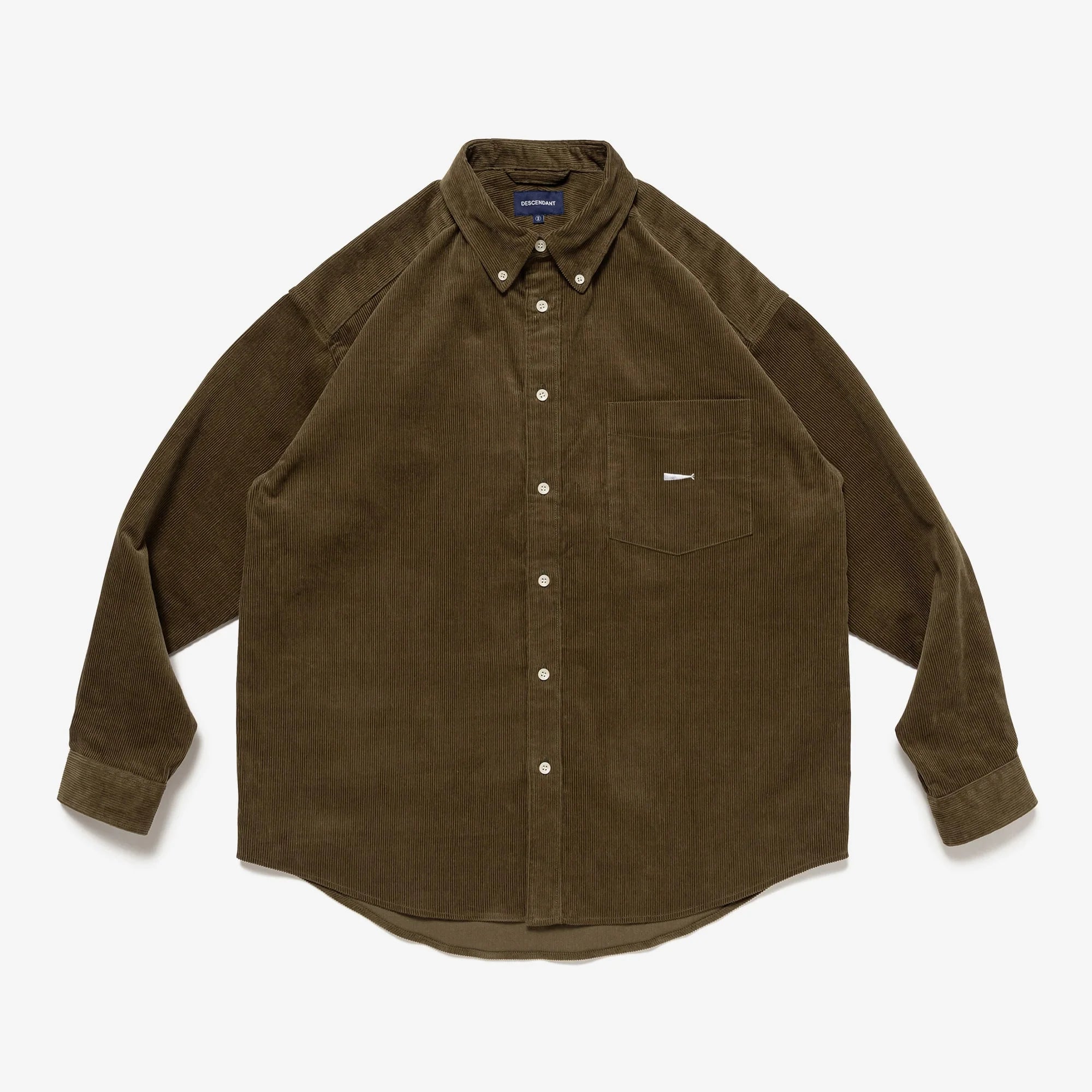 DESCENDANT 24AW KENNEDY'S CORDUROY LS SHIRT