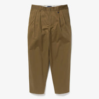 DESCENDANT 24AW DC-3 ORGANIC COTTON TWILL TROUSERS