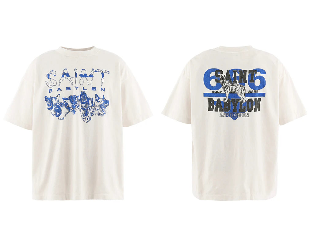 SAINT Mxxxxxx x BABYLON / BBLN_SS TEE/SAINT BABYLON