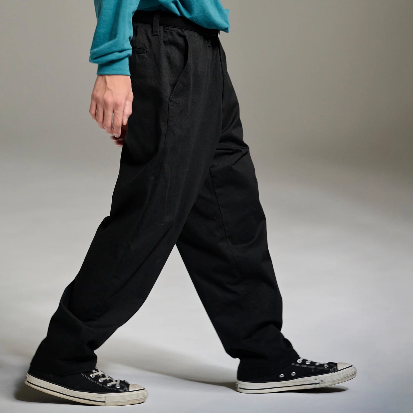 DESCENDANT 24AW DC-6 ORGANIC COTTON TWILL TROUSERS