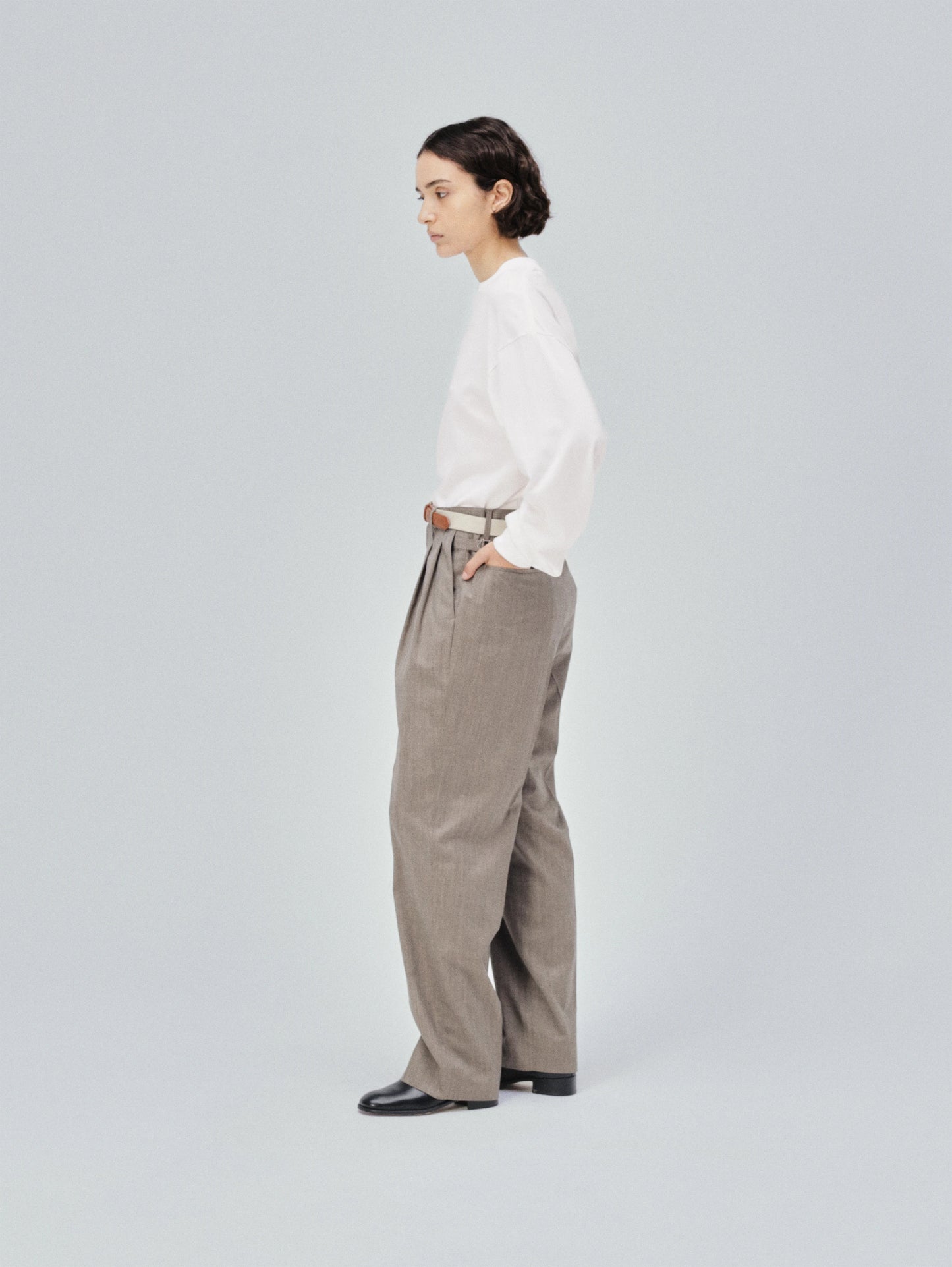 KAPTAIN SUNSHINE 26AW Wool Light Gabardine Shoecut Slacks