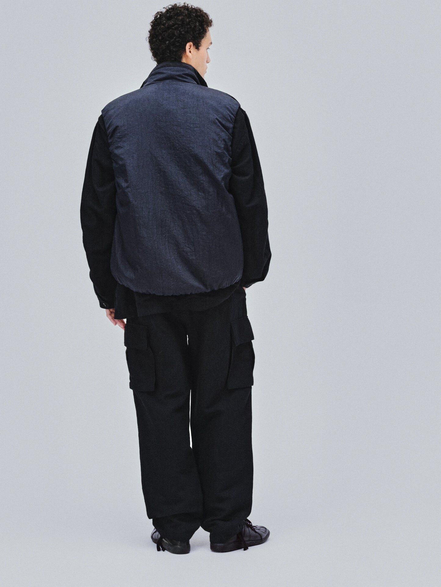 KAPTAIN SUNSHINE 26AW Shrink Nylon Puff Vest