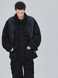 KAPTAIN SUNSHINE 26AW Shrink Nylon Puff Vest