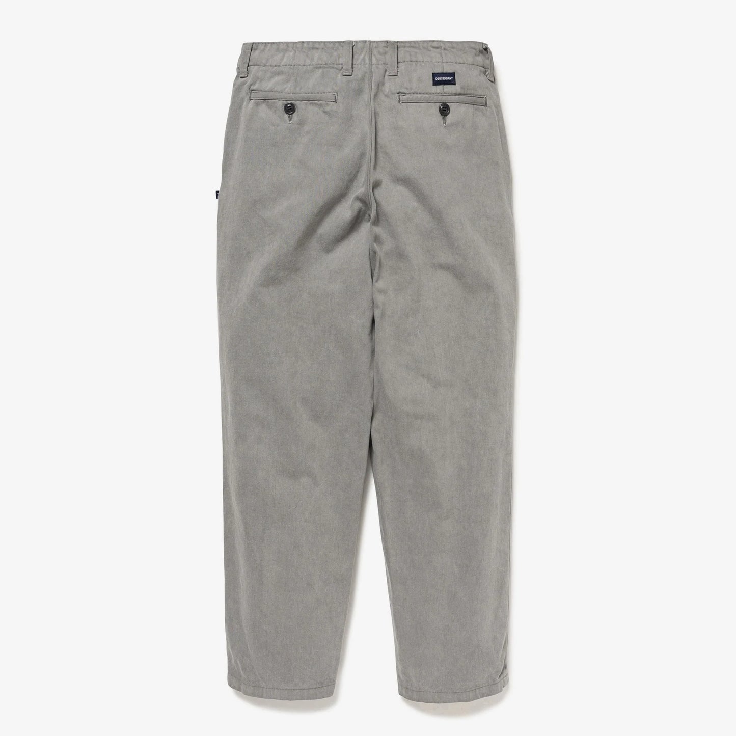 DESCENDANT 24AW DC-6 TWILL TROUSERS PIGMENT DYE