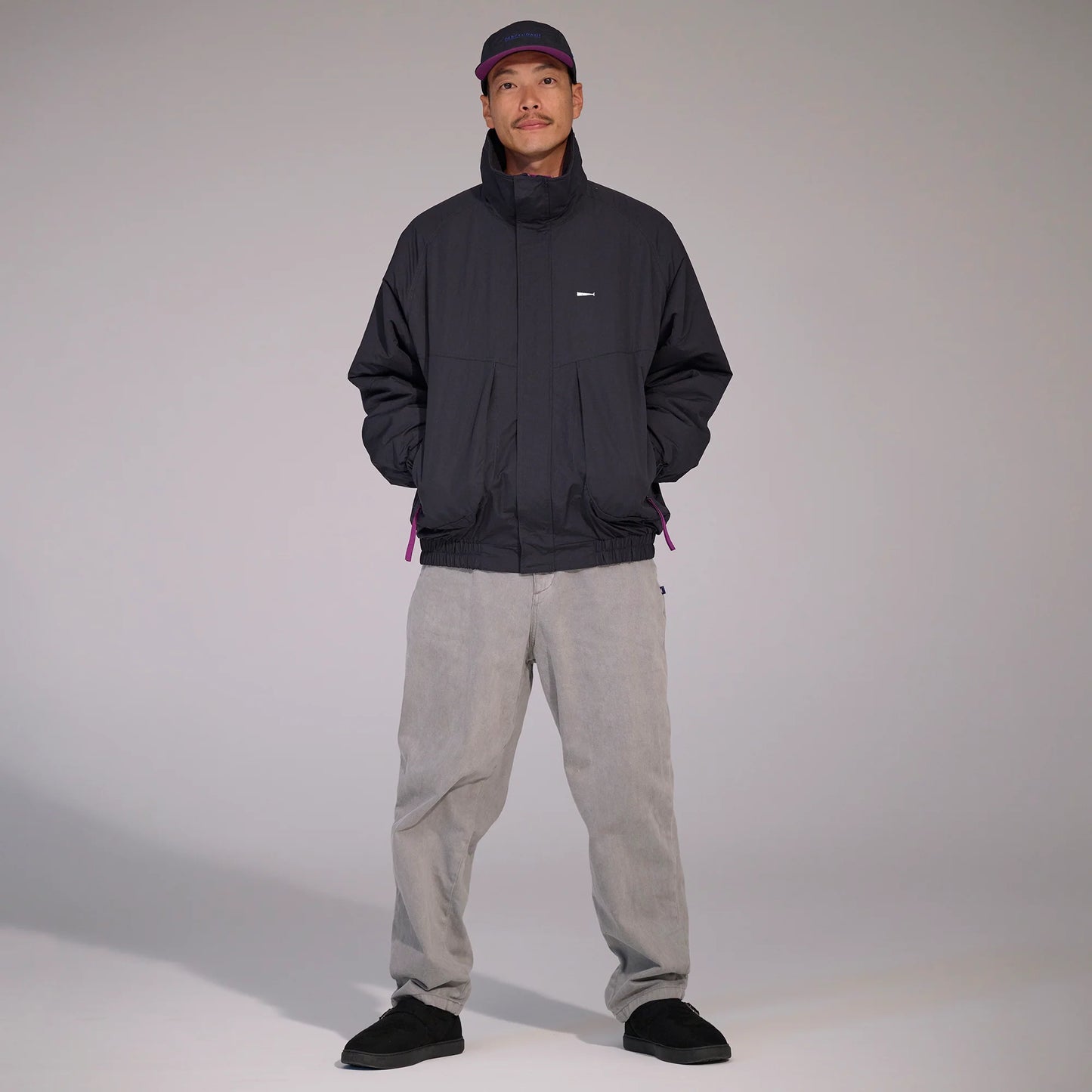 DESCENDANT 24AW DC-6 TWILL TROUSERS PIGMENT DYE