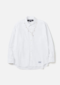 NEIGHBORHOOD 24AW CROSS EMBROIDERY SHIRT LS