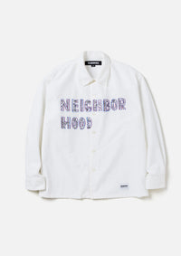 NEIGHBORHOOD 24AW HAND DRAWING EMBROIDERY SHIRT LS