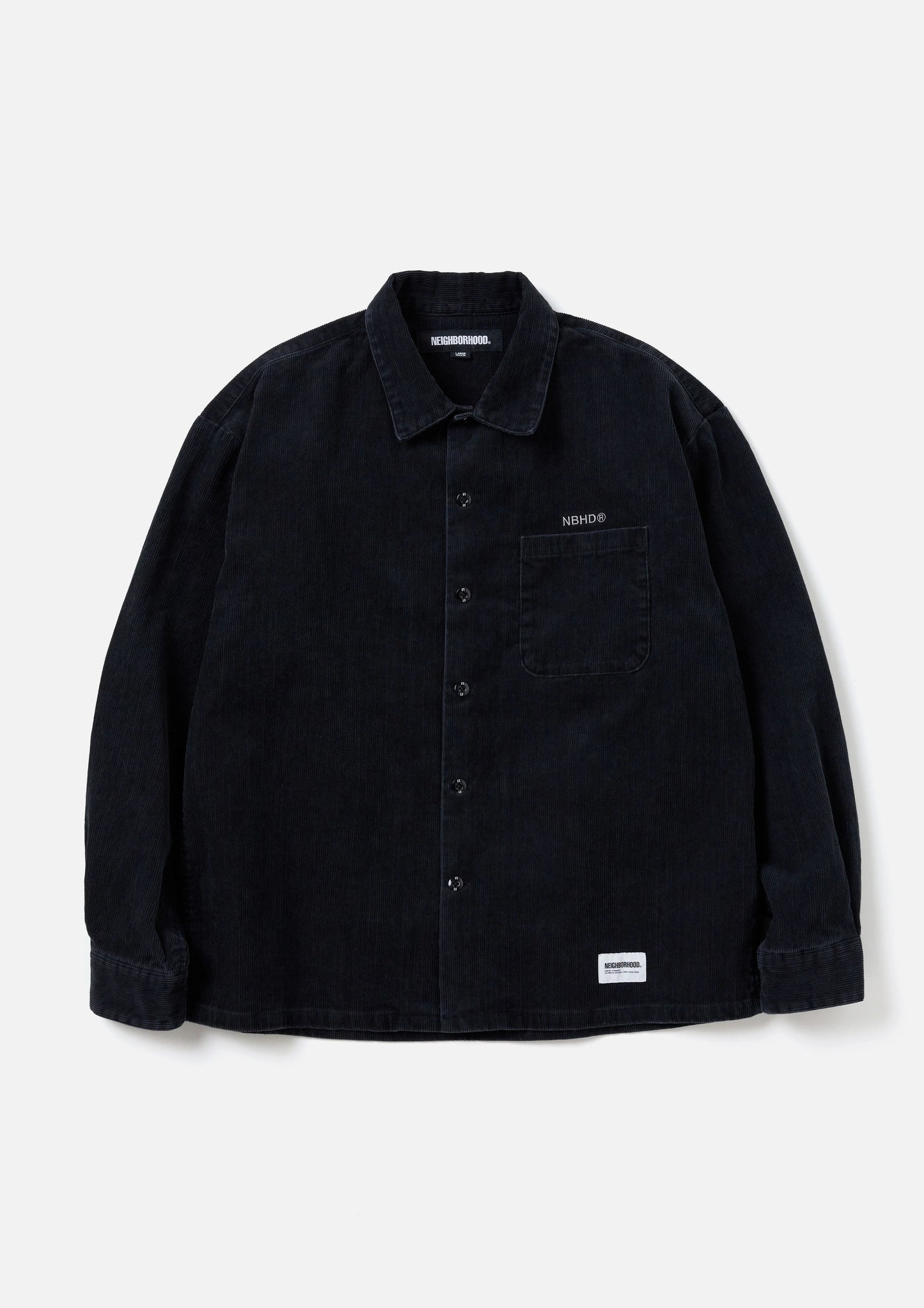 NEIGHBORHOOD 24AW CORDUROY SHIRT LS