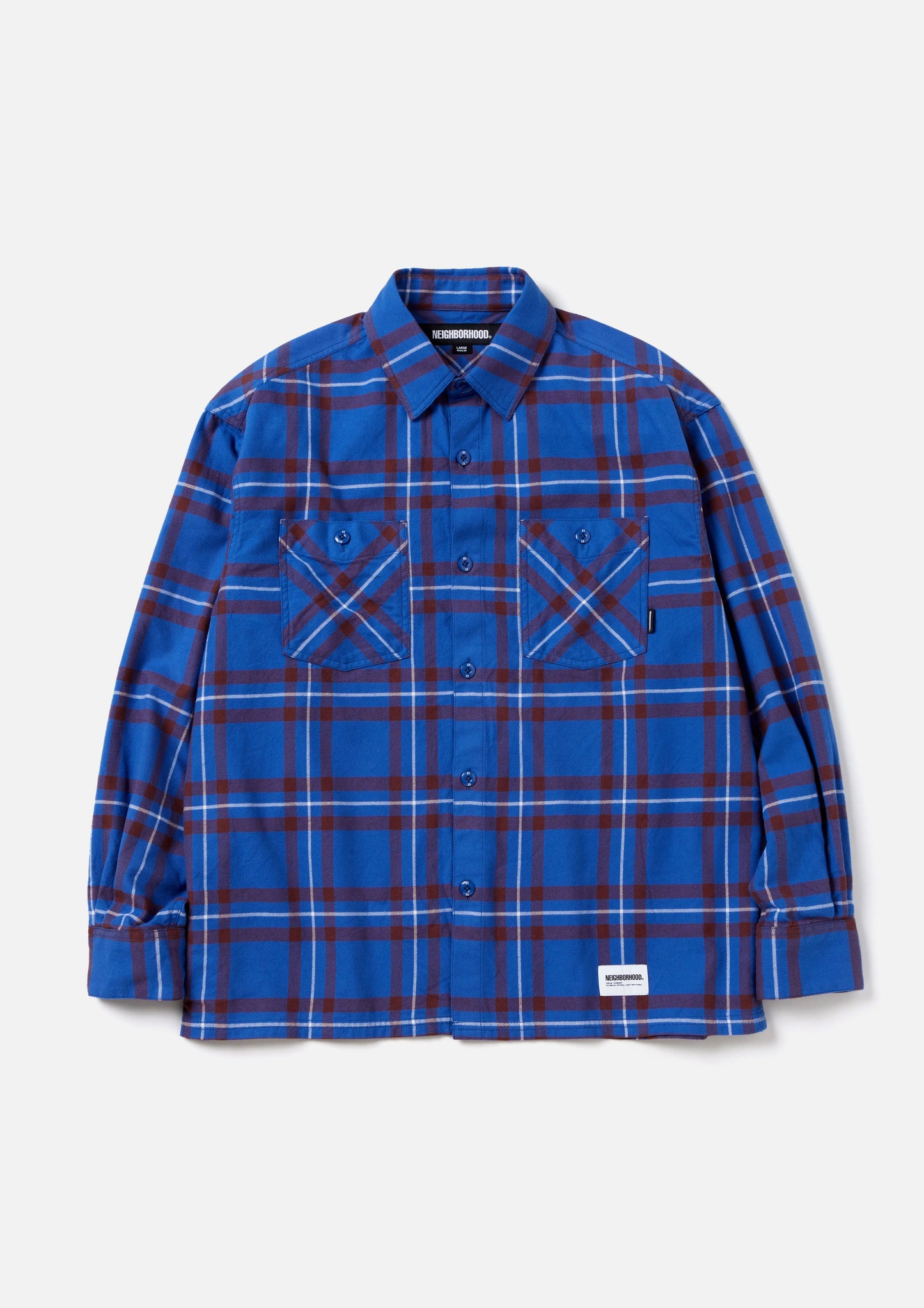 NEIGHBORHOOD 24AW TARTAN CHECK SHIRT LS