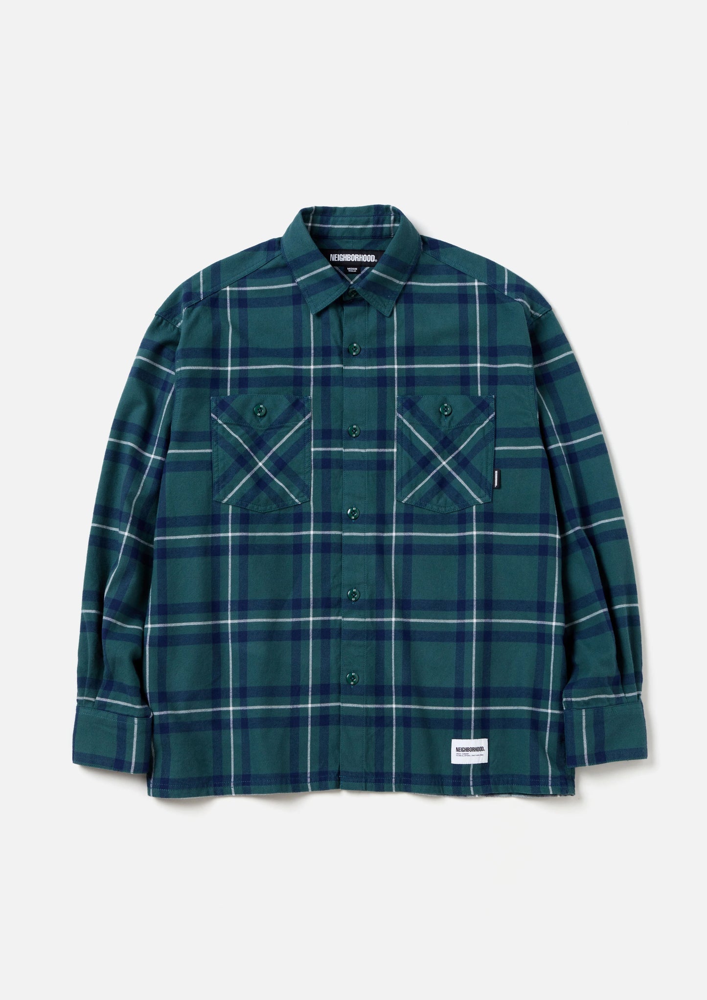 NEIGHBORHOOD 24AW TARTAN CHECK SHIRT LS