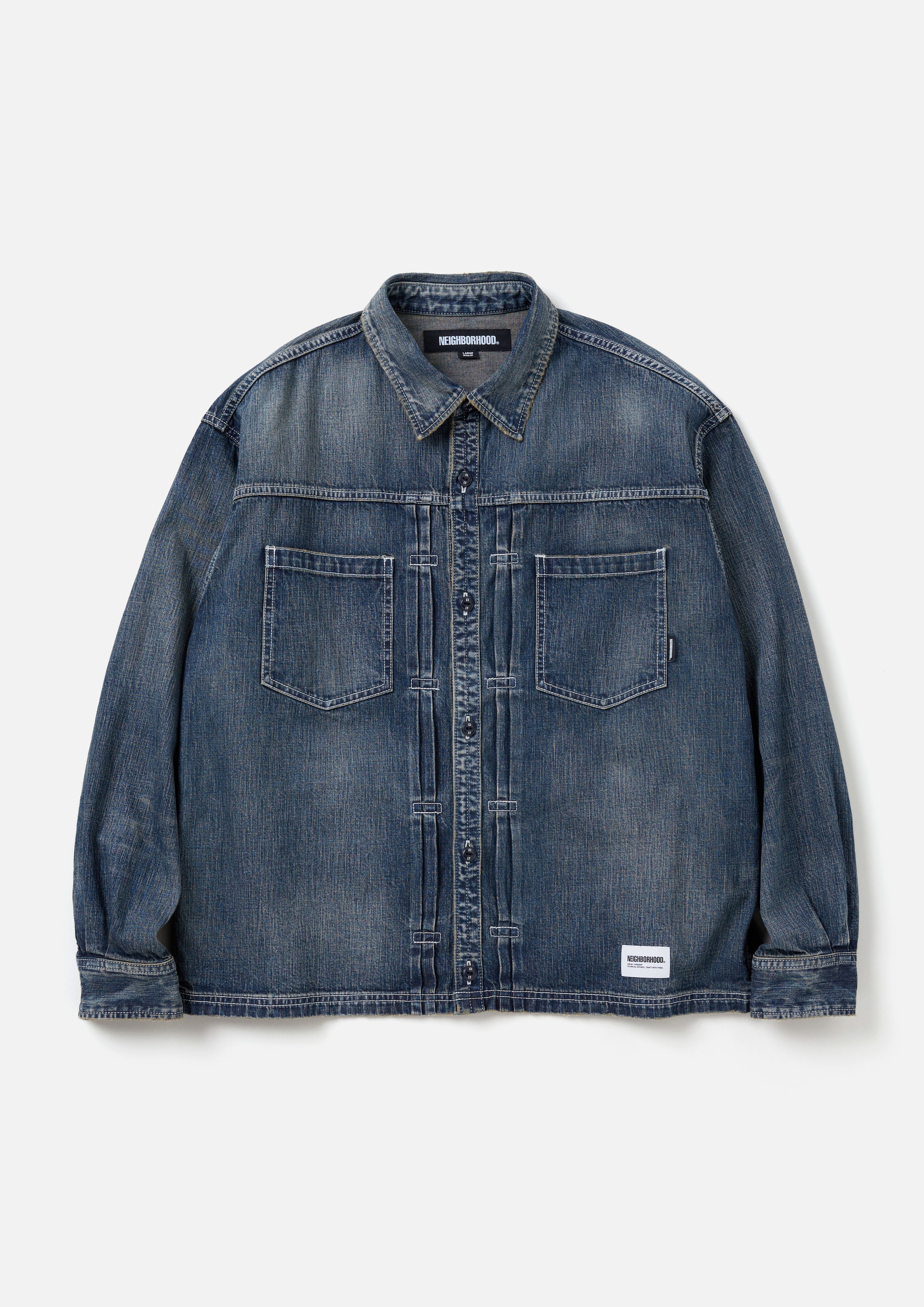 NEIGHBORHOOD 24AW WASHED DENIM SHIRT LS