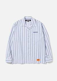 NEIGHBORHOOD 24AW STRIPE WORK SHIRT LS