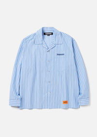 NEIGHBORHOOD 24AW STRIPE WORK SHIRT LS