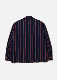 NEIGHBORHOOD 24AW STRIPE WORK SHIRT LS