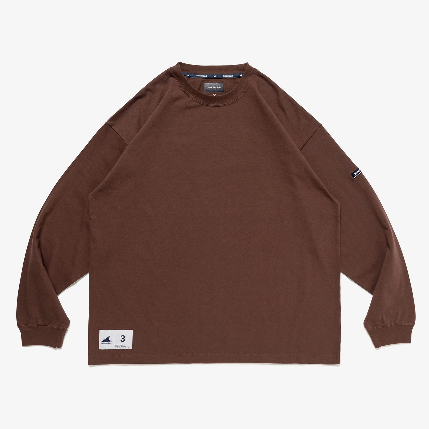 DESCENDANT 24AW HORIZON ORGANIC COTTON STRIP LS