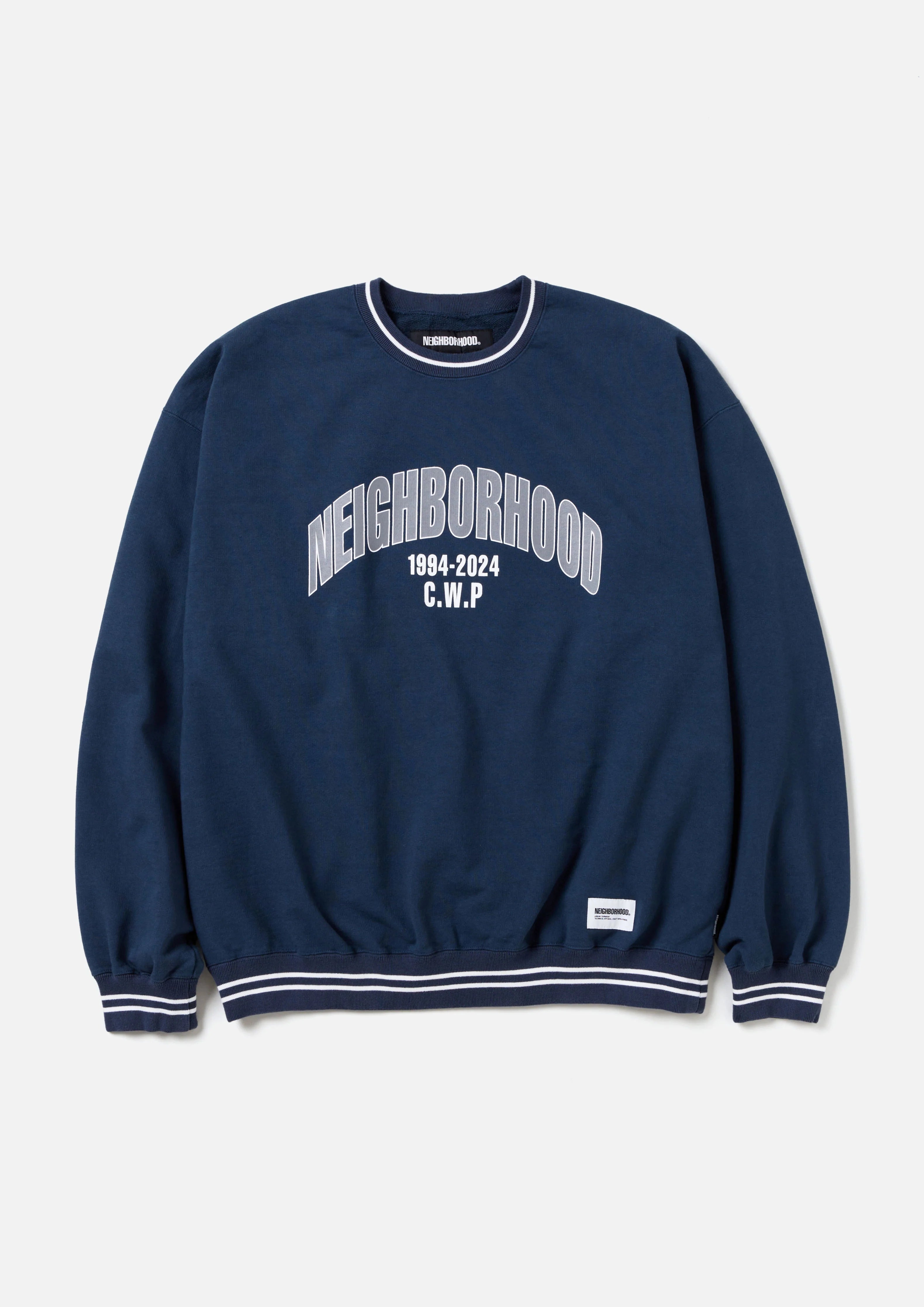 NEIGHBORHOOD 24AW COLLEGE SWEAT SHIRT LS