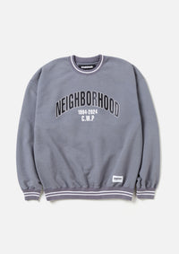 NEIGHBORHOOD 24AW COLLEGE SWEAT SHIRT LS