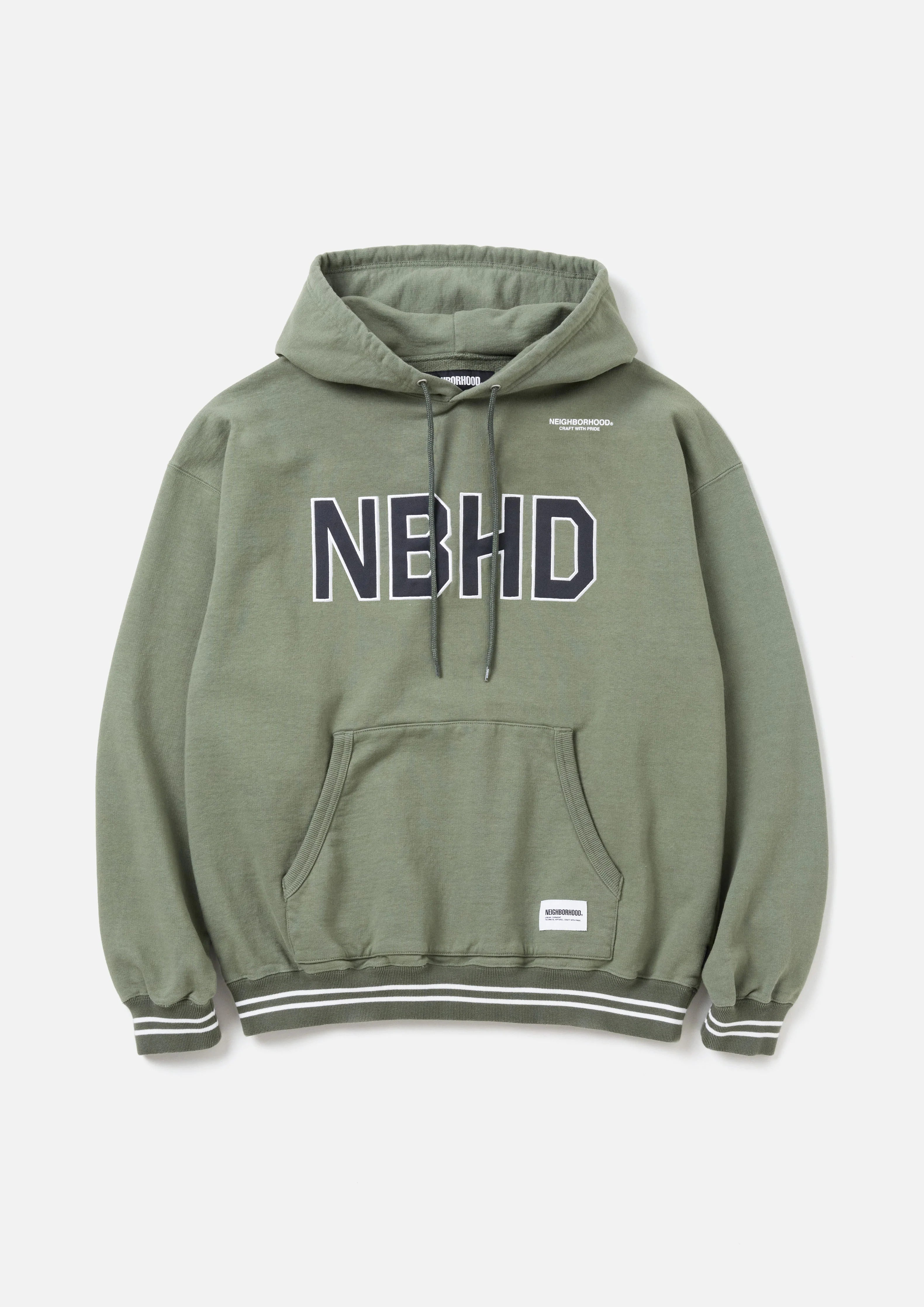 NEIGHBORHOOD 24AW COLLEGE SWEAT HOODIE LS