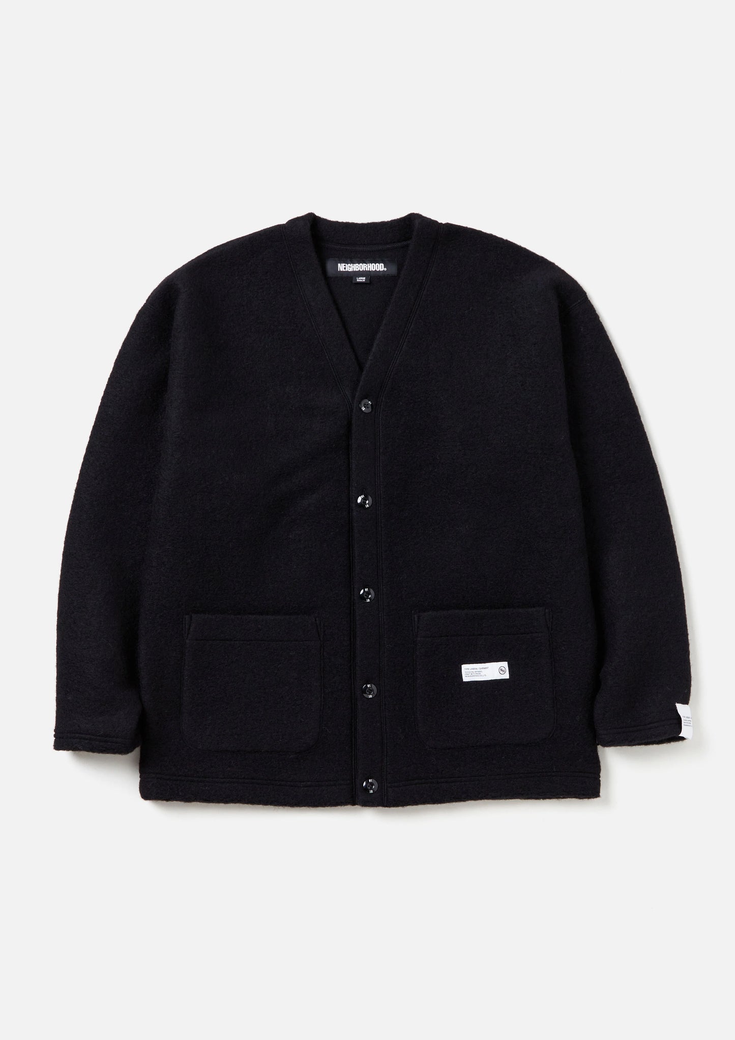 NEIGHBORHOOD 24AW WOOL JERSEY CARDIGAN