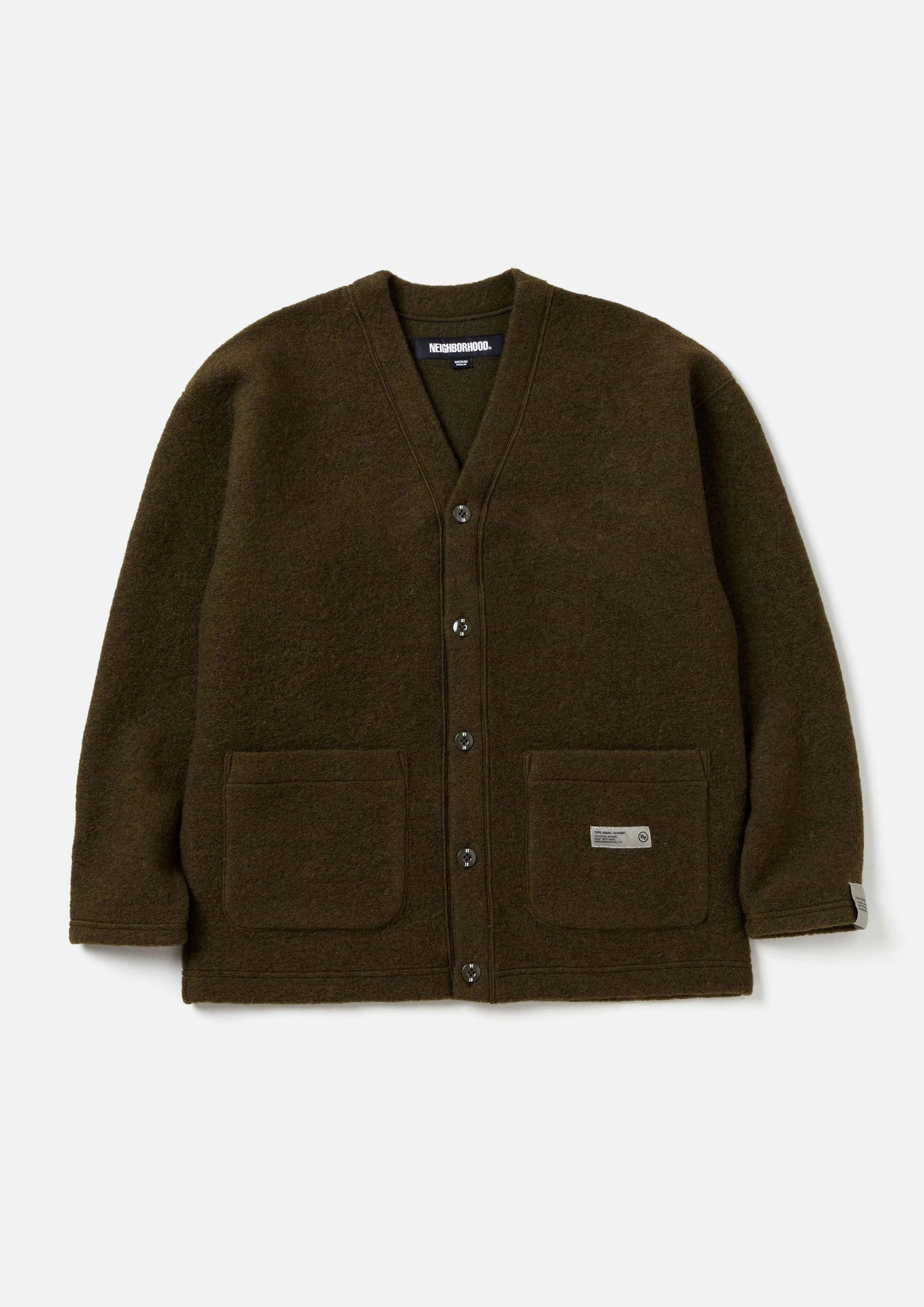 NEIGHBORHOOD 24AW WOOL JERSEY CARDIGAN