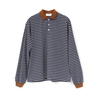 Ernie Palo 26AW Border Polo L/S T-Shirt