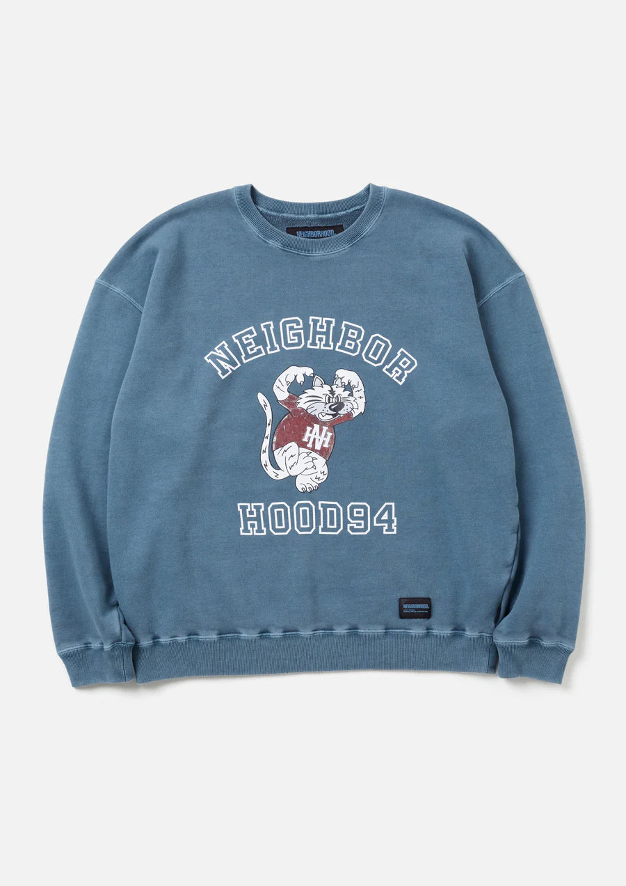 NEIGHBORHOOD 24AW PIGMENT DYED SWEAT SHIRT LS