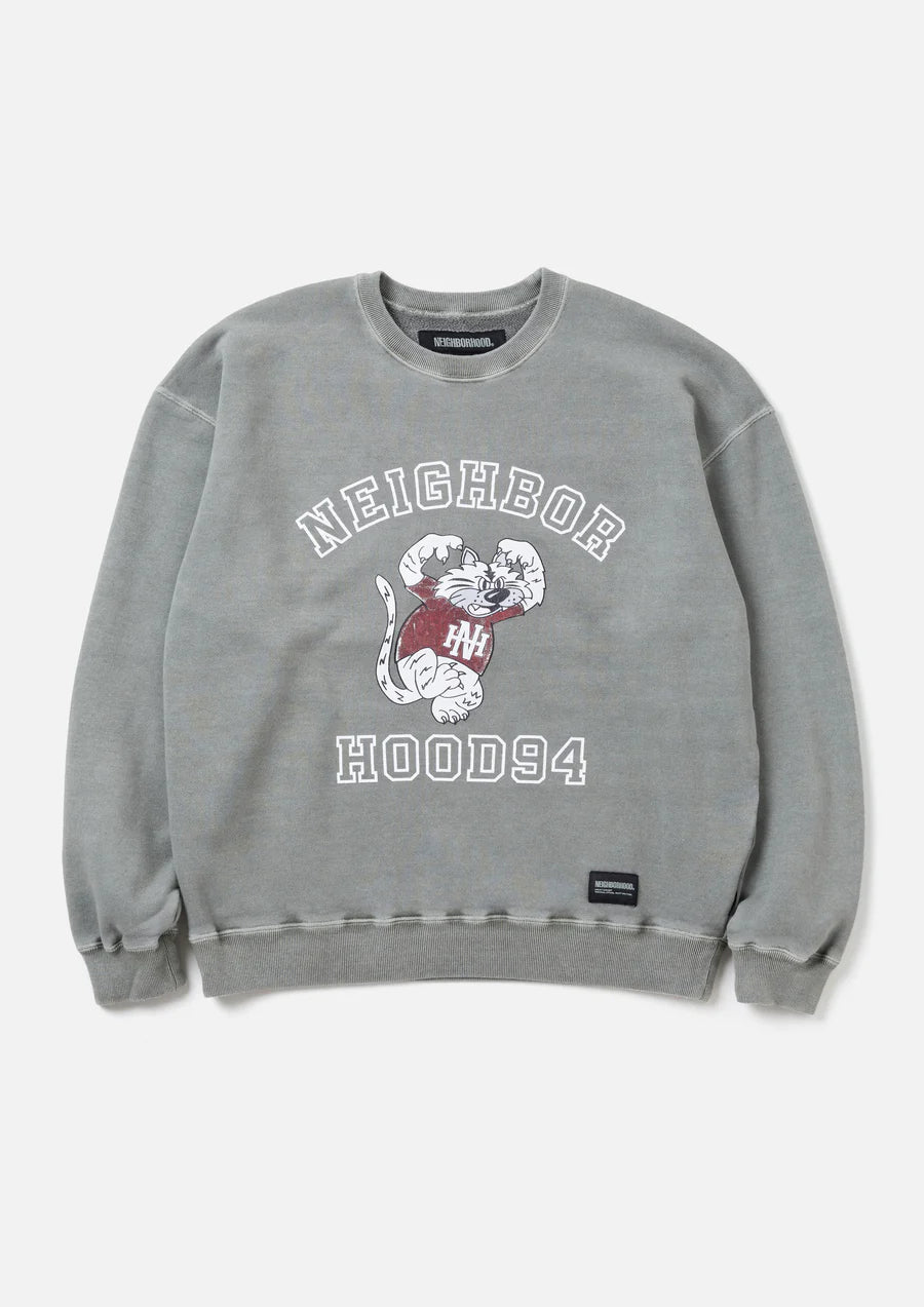 NEIGHBORHOOD 24AW PIGMENT DYED SWEAT SHIRT LS