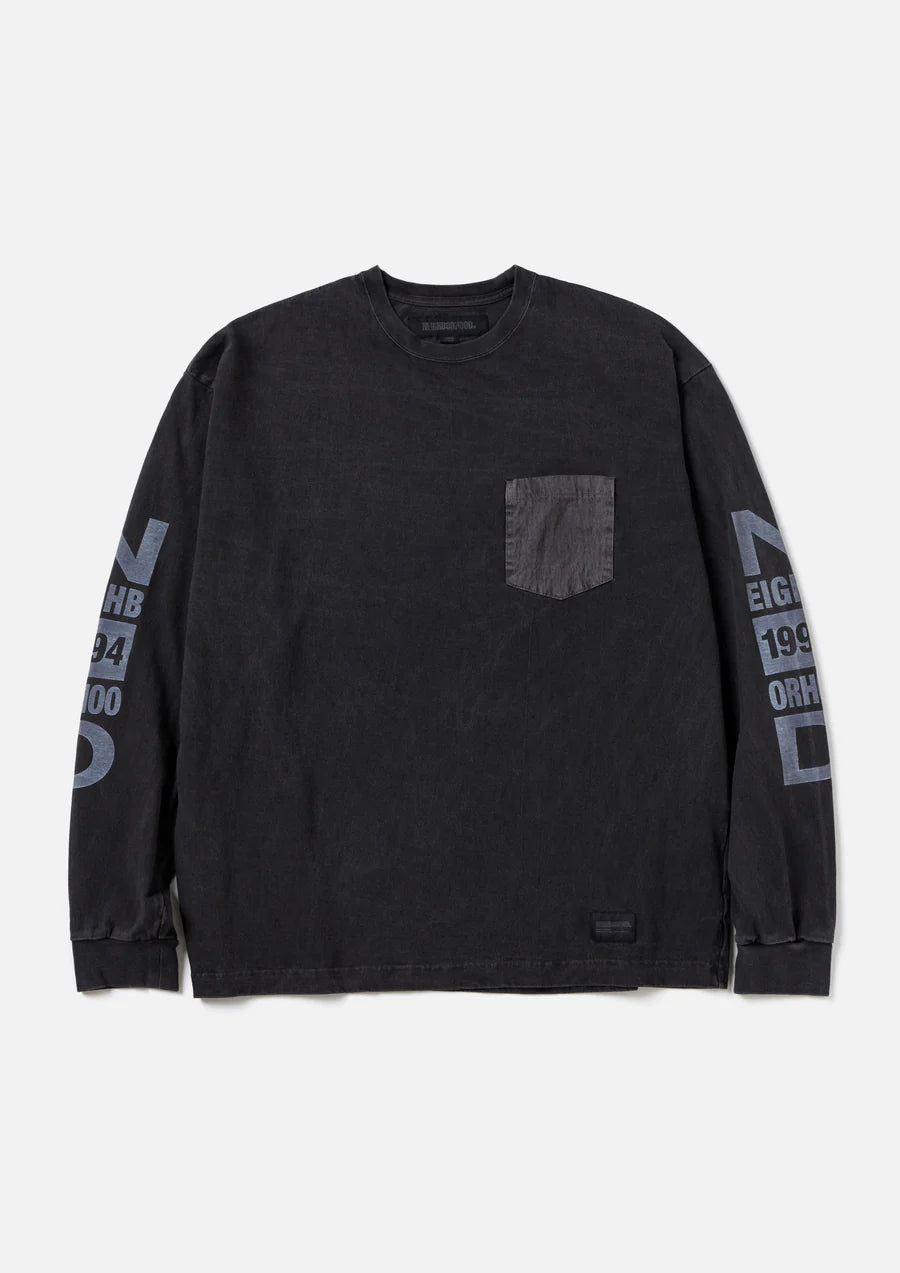 NEIGHBORHOOD 24AW PIGMENT DYED CREWNECK LS