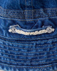 NICENESS 25SS E.MATLOCK / Aged Effect Denim Hat - Indigo