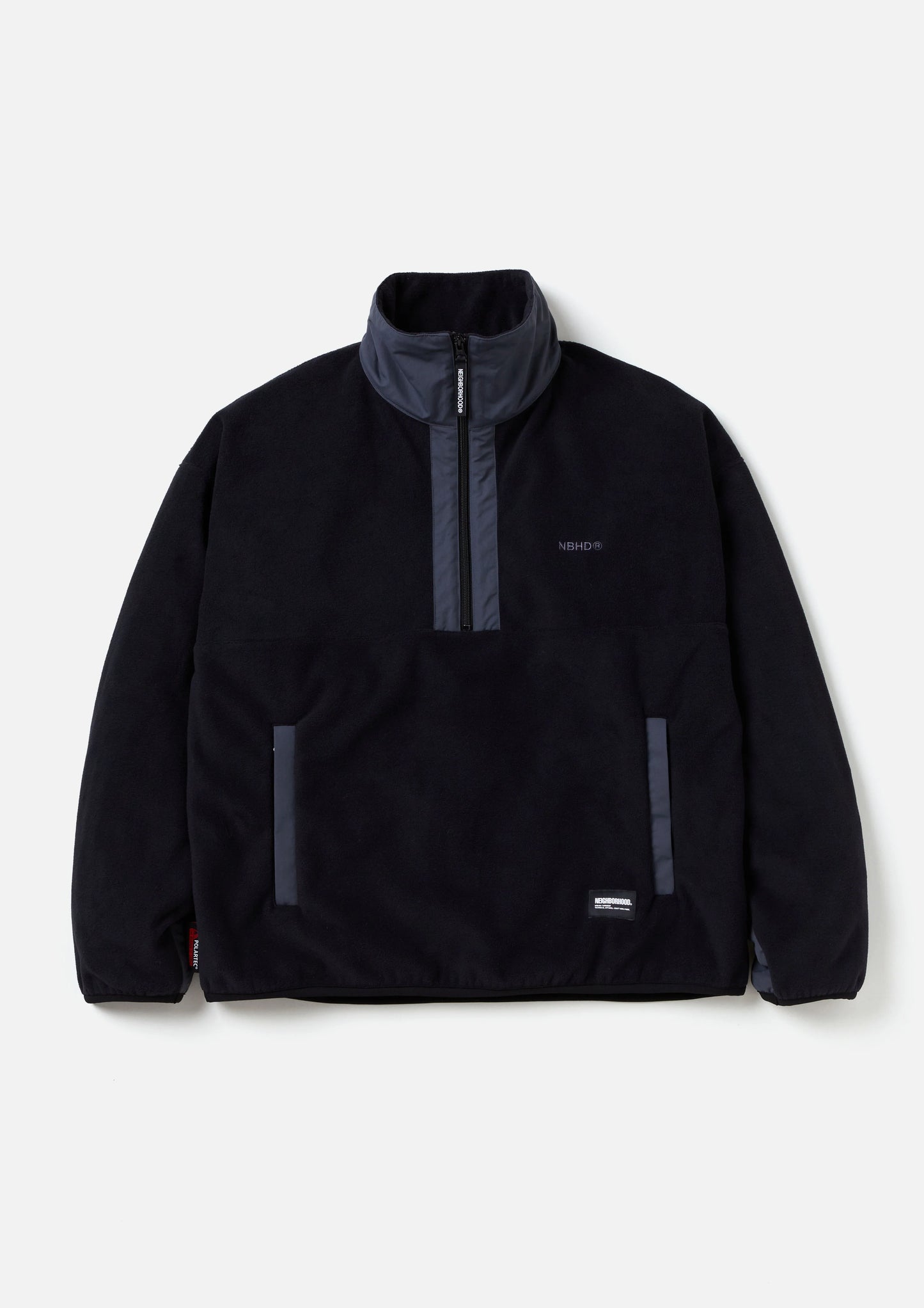 NEIGHBORHOOD 24AW FLEECE HALF ZIP PULLOVER LS