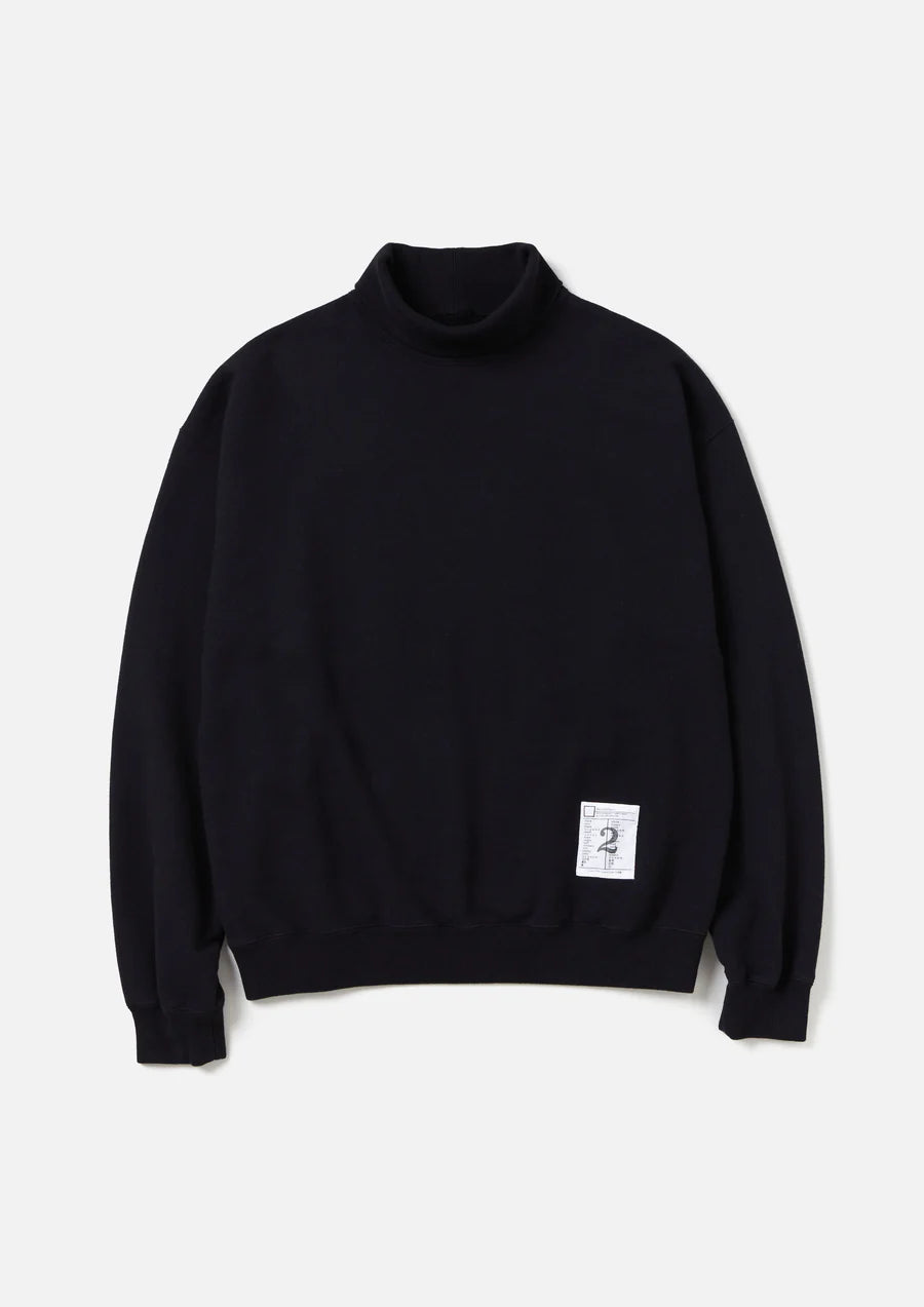 NEIGHBORHOOD 24AW BW . SWEAT TURTLENECK LS