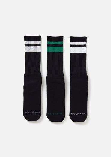 NEIGHBORHOOD 24AW CLASSIC 3PAC SOCKS