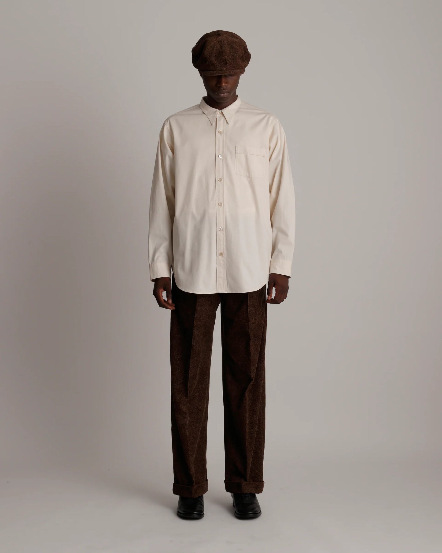 T.T 25AW NARROW COLLAR SHIRT