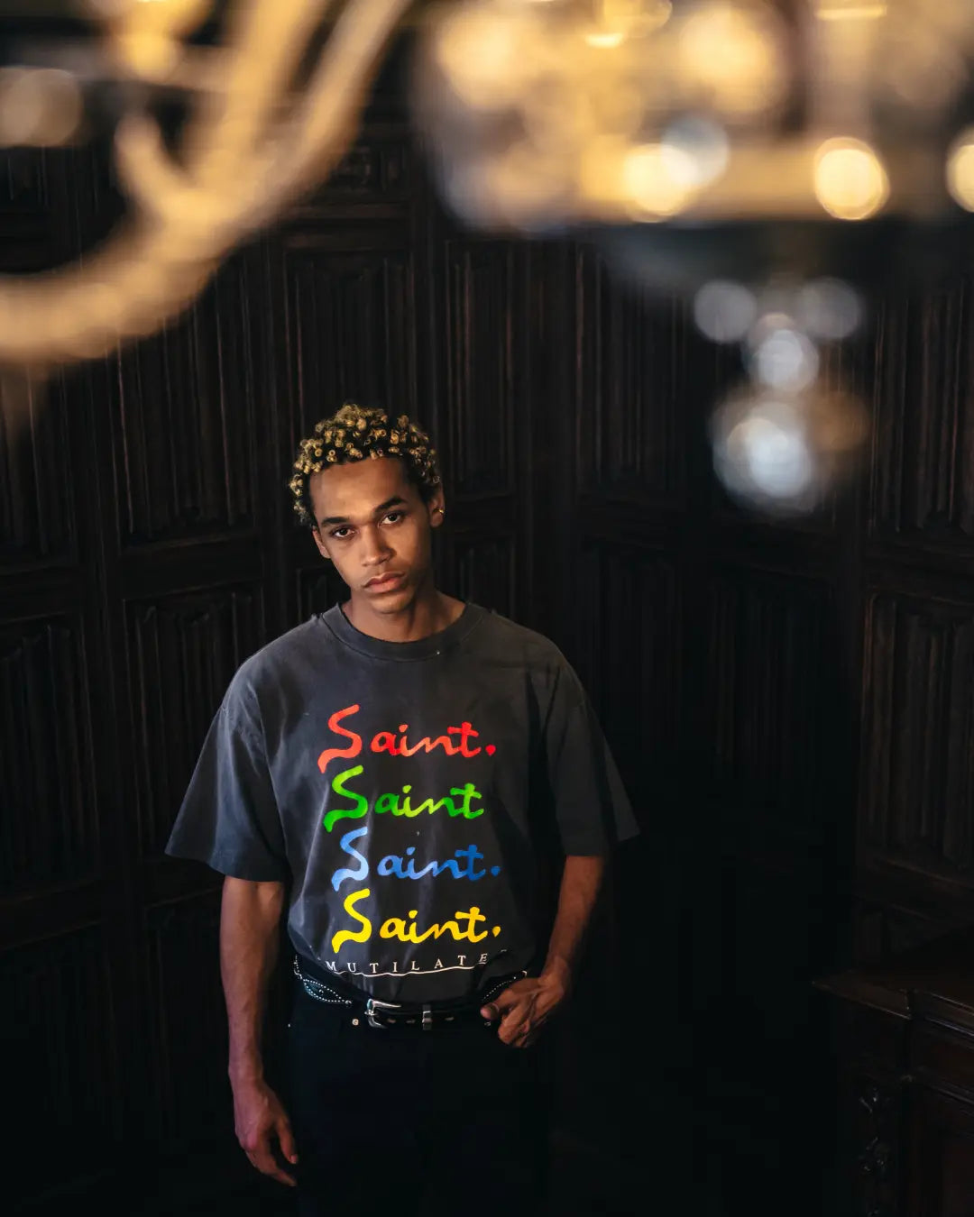 SAINT Mxxxxxx 25AW SS TEE/MULATED