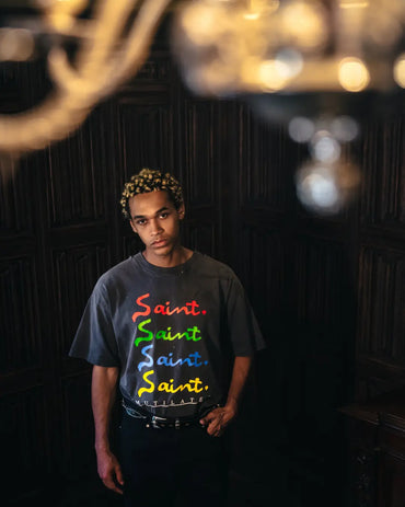 SAINT Mxxxxxx 25AW SS TEE/MULATED
