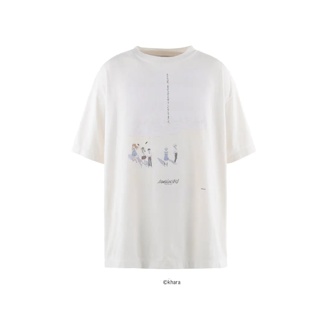 SAINT Mxxxxxx x EVANGELION x GEEKS RULE / EV_SS TEE_WHITE