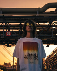 SAINT Mxxxxxx x EVANGELION x GEEKS RULE / EV_SS TEE_ORANGE