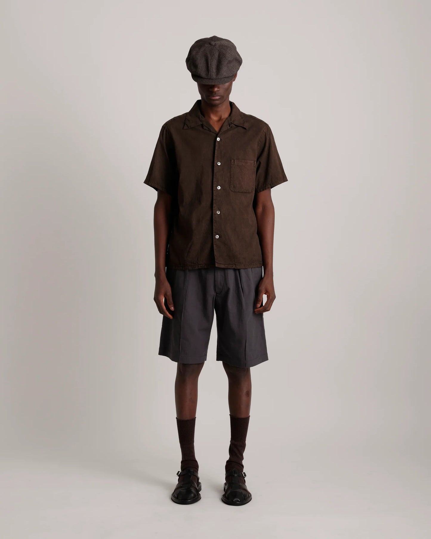 T.T 26SS LOT.113 OPEN COLLAR SHIRT
