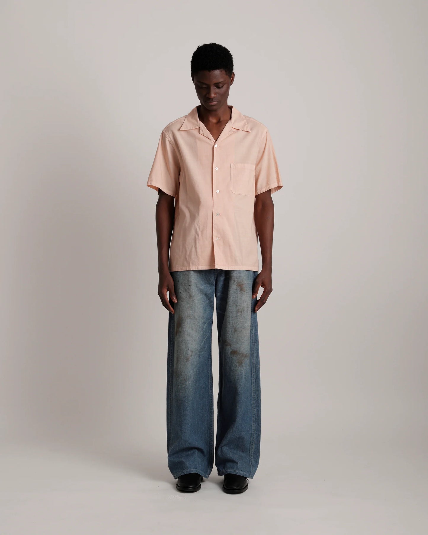 T.T 26SS LOT.113 OPEN COLLAR SHIRT