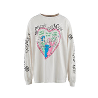 Saint Mxxxxxx 24SS LS TEE_PINK HEART