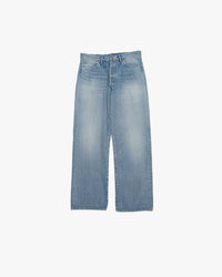 Graphpaper / Selvage Denim Five Pocket Wide Straight Pants -LIGHT FADE-