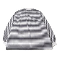 is-ness / BALLOON STRIPES LONG SLEEVE T SHIRT