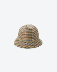 KIJIMA TAKAYUKI / PLAIN & CHECK REVERSIBLE BUCKET/6PANEL HAT(No.MYYY262812)