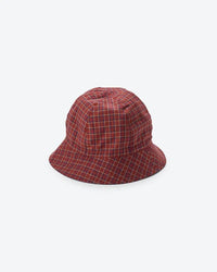 KIJIMA TAKAYUKI / PLAIN & CHECK REVERSIBLE BUCKET/6PANEL HAT(No.MYYY262812)