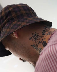 KIJIMA TAKAYUKI / PLAIN & CHECK REVERSIBLE BUCKET/6PANEL HAT(No.MYYY262812)