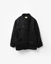 cantate 26AW Washed Linen Denim Chore Blouson