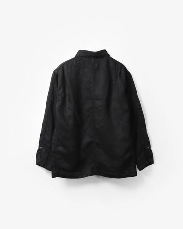 cantate 26AW Washed Linen Denim Chore Blouson